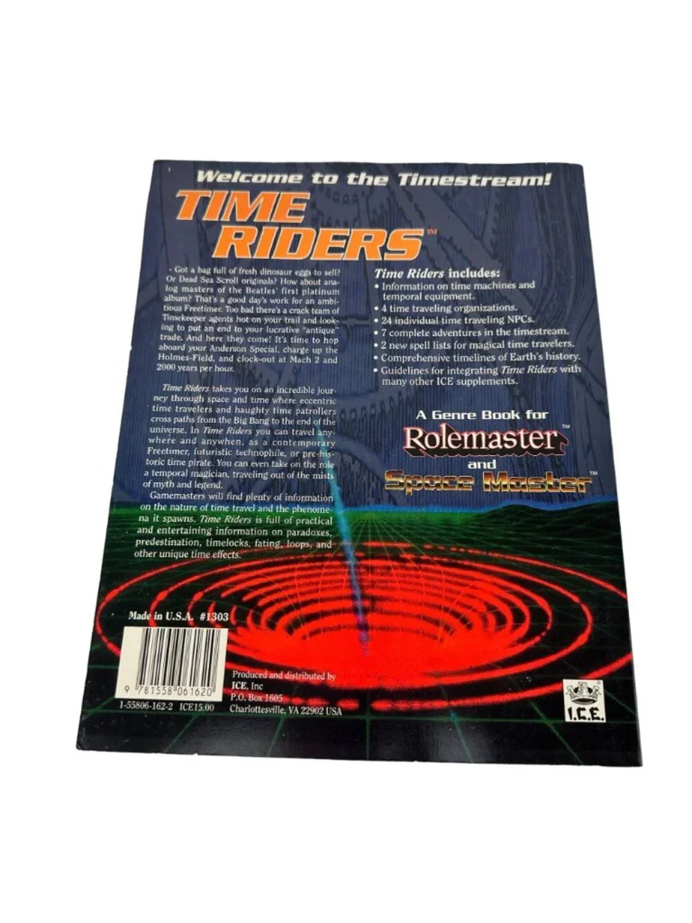 Time Riders Earl Wajenberg Rolemaster Space Master #1303 ICE Inc RPG Book
